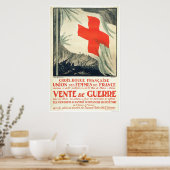 Franse verkoop van het Rode Kruis Poster (Keuken)