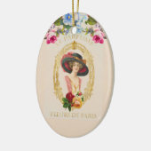 Franse versiering Keramisch Ornament (Links)