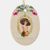 Franse versiering Keramisch Ornament (Achterkant)