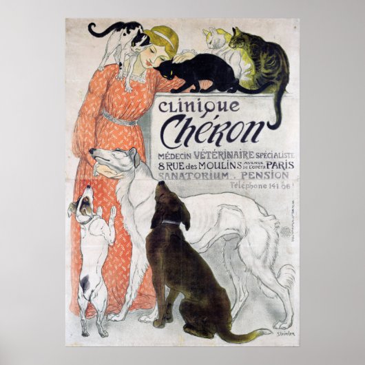 franse veterinaire kliniek poster (Voorkant)