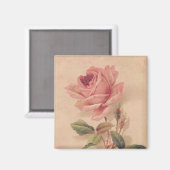 Franse Victoriaans roze roze roze Magneet (Voorkant / Achterkant)
