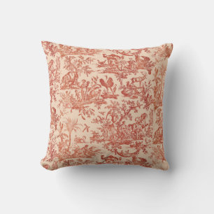 Franse vier delen van de wereld patroon kussen