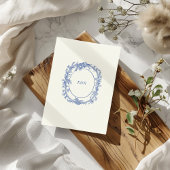 Franse Vintage Elegante Bloemenbruiloft Kaart