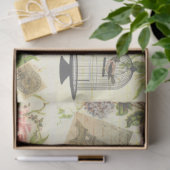 -Franse Vintage Tissuepapier (Geschenk)