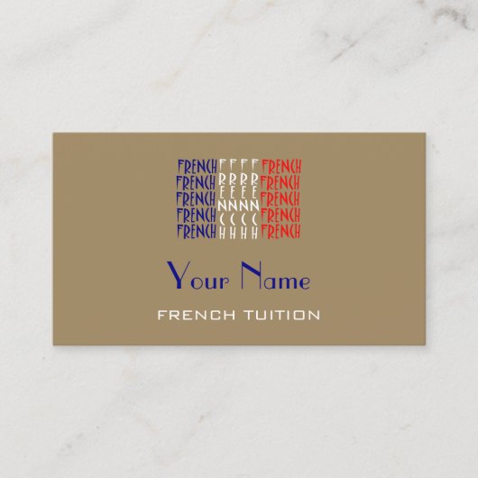 Franse Visitekaartjes (Voorkant)