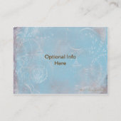 Franse Visitekaartjes voor toile & Script No.1 (Achterkant)