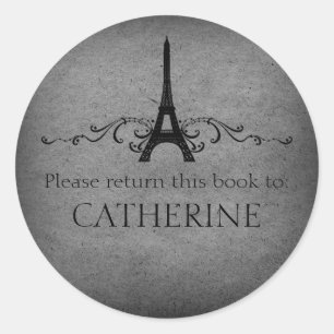  Franse Vlaamse Trekkers, grijs Ronde Sticker