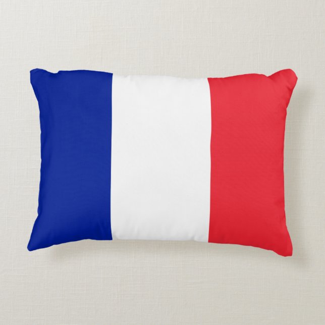 Franse vlag accent kussen (Achterkant)