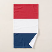 Franse vlag bad handdoek (Handdoek)
