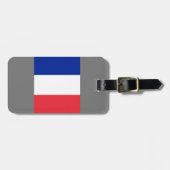 Franse Vlag Bagage Label (Voorkant horizontaal)