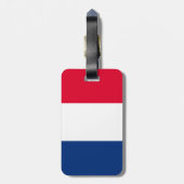 Franse vlag bagagelabel (Achterkant verticaal)
