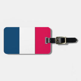 Franse vlag bagagelabel