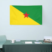 Franse vlag Banner Guyana (Beurs)