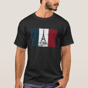 franse vlag Bastille dag 2019 parijs 1789 f T-shirt