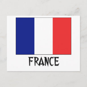 Franse vlag briefkaart