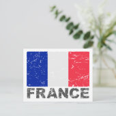 Franse vlag briefkaart (Staand voorkant)