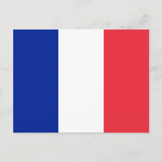 Franse vlag briefkaart (Voorkant)