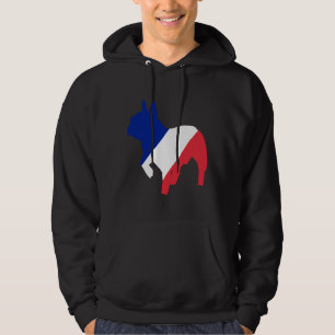 Franse vlag Bulldog Hoodie