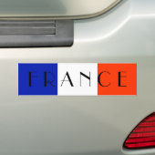 franse vlag bumpersticker (Op auto)