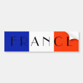 franse vlag bumpersticker (Voorkant)