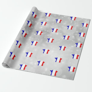 Franse vlag cadeaupapier