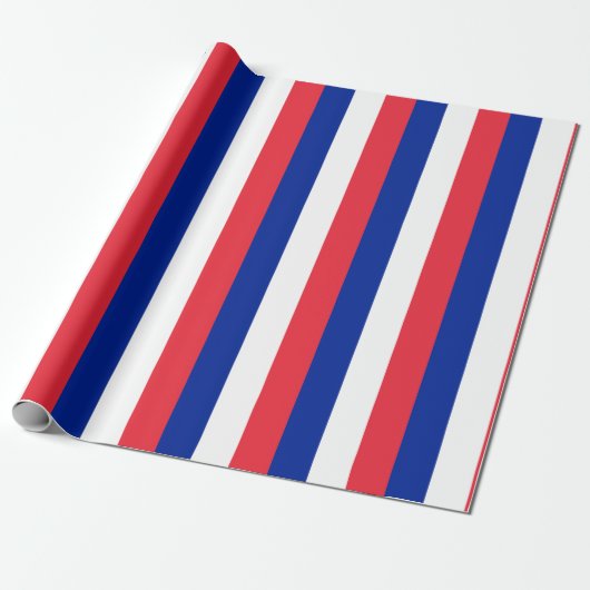 Franse vlag cadeaupapier (Uitgerold)