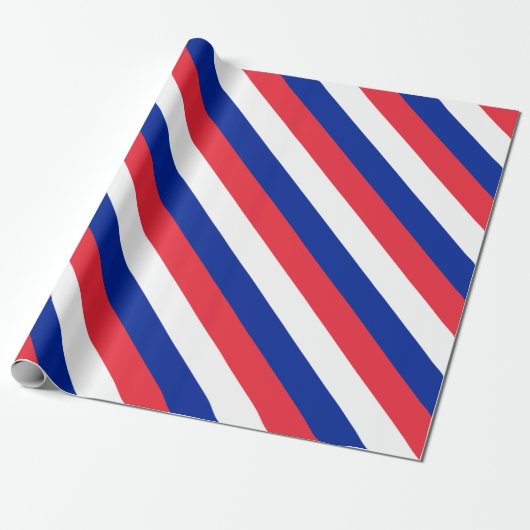 Franse vlag cadeaupapier (Uitgerold)