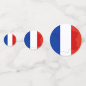 Franse vlag confetti (Voorkanten)