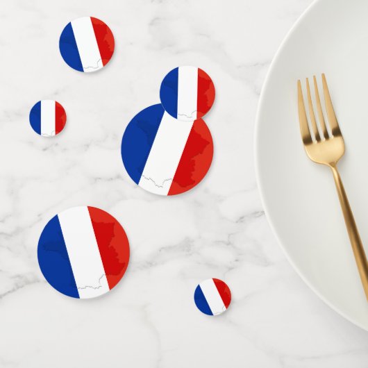 Franse vlag confetti (Groep)