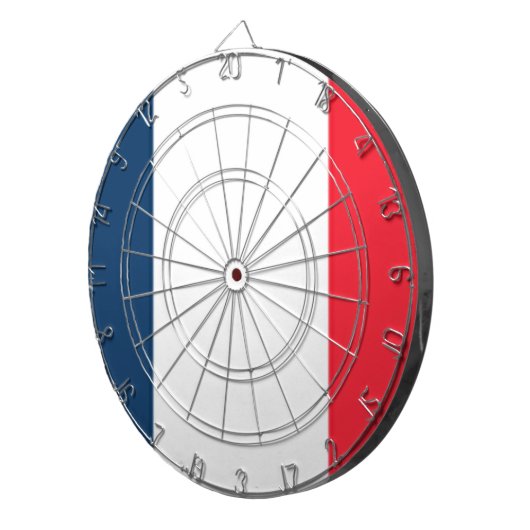 Franse vlag dartbord (Voorkant Rechts)