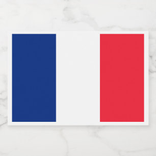 Franse vlag - Etiket op levensmiddelen