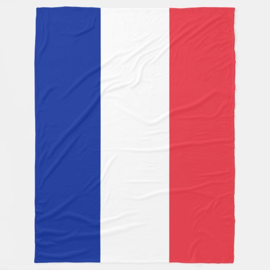 Franse vlag fleece deken (Voorkant)