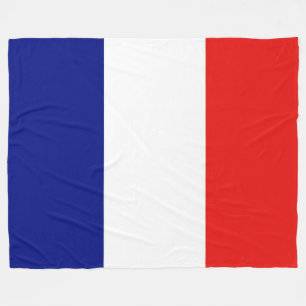 FRANSE VLAG FLEECE DEKEN