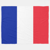 Franse vlag fleece deken (Voorkant (Horizontaal))