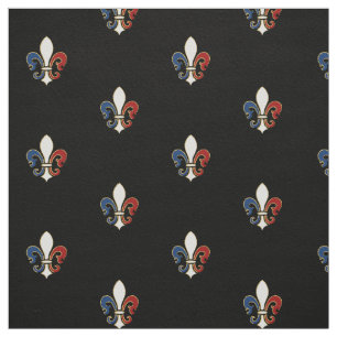Franse vlag Fleur de Lis Stof