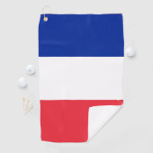 Franse vlag golfhanddoek (Insitu)