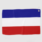 Franse vlag golfhanddoek (Horizontaal)