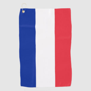 Franse vlag golfhanddoek