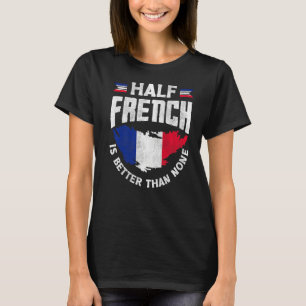 Franse vlag half Frans is beter dan geen T-shirt