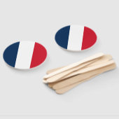 Franse vlag handwaaier (Niet-gemonteerd)