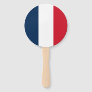 Franse vlag handwaaier