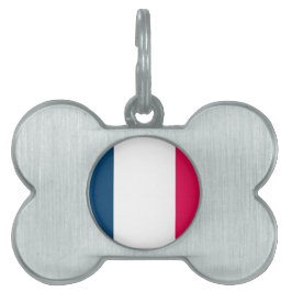 Franse vlag huisdieren naamplaatje