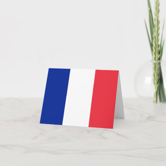 Franse vlag kaart (Voorkant)
