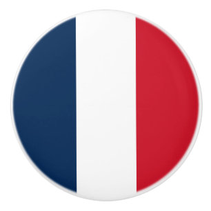 Franse Vlag Keramische Knop