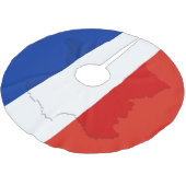 Franse vlag kerstboom rok (Gekanteld)