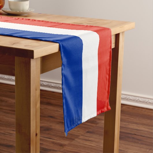Franse vlag korte tafelloper (Voorbeeld)