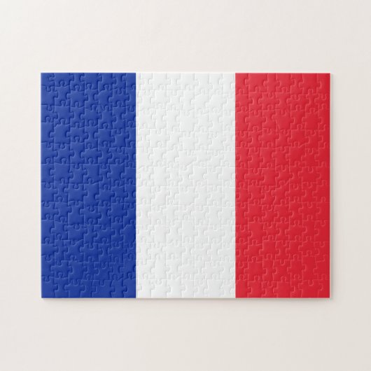 Franse vlag legpuzzel (Horizontaal)