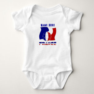 Franse vlag met voetbal romper