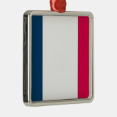 Franse vlag metalen ornament (Rechts)