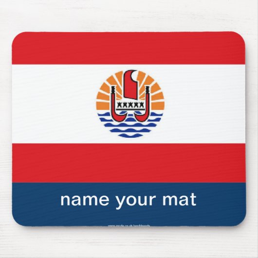 Franse vlag mousepad muismat (Voorkant)